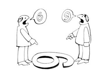 Спор на ровном месте Одно и тоже с разных точек зрения